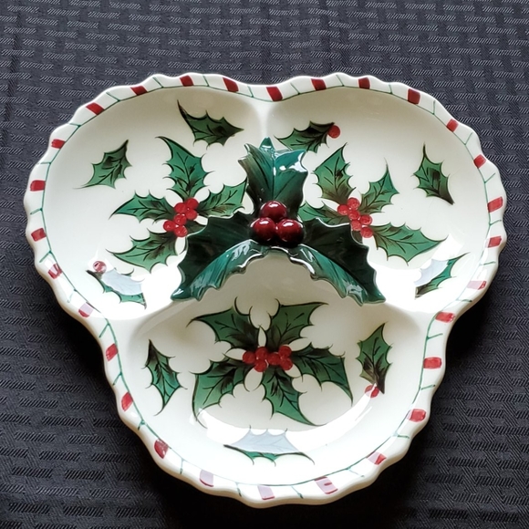 🎅Christmass Mistletoe🎄 3 Tier Platter. - Picture 2 of 15